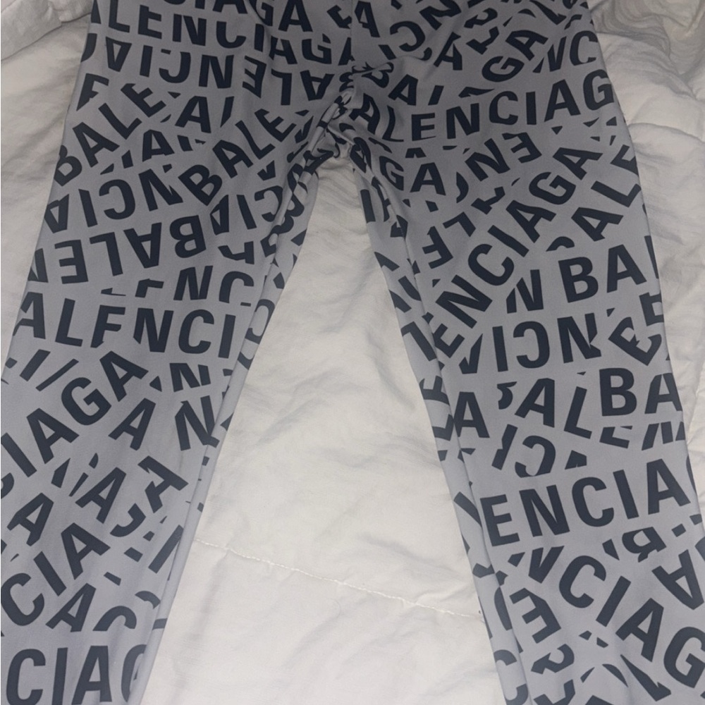 Balenciaga Kids Gray Leggings